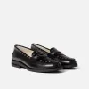 Wilde Silver Rivet Penny Loafer - Women's sold by Duke + Dexter