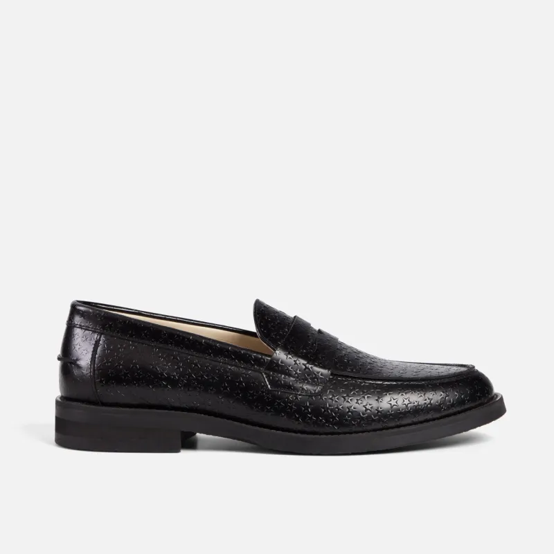 Wilde Black Star Penny Loafer - Men's sold by Duke + Dexter