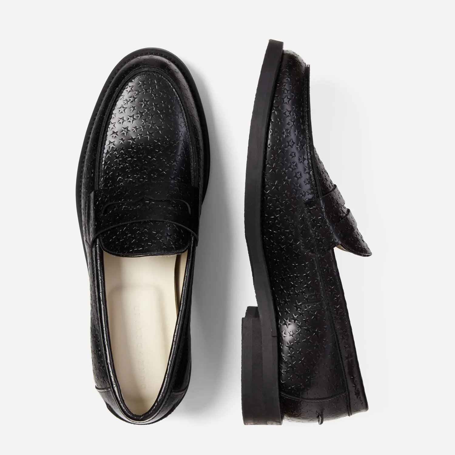 Wilde Black Star Penny Loafer - Men's sold by Duke + Dexter product image thumbnail 5
