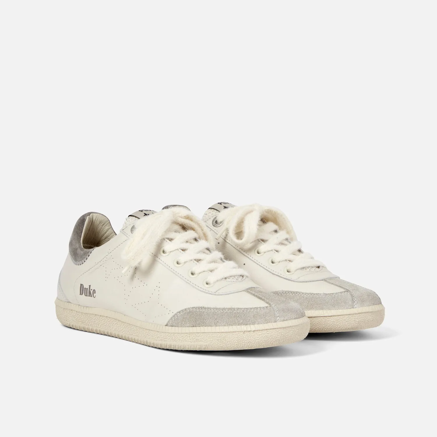 Plus Duke Vintage Grey + White Sneaker - Women's sold by Duke + Dexter product image thumbnail 3