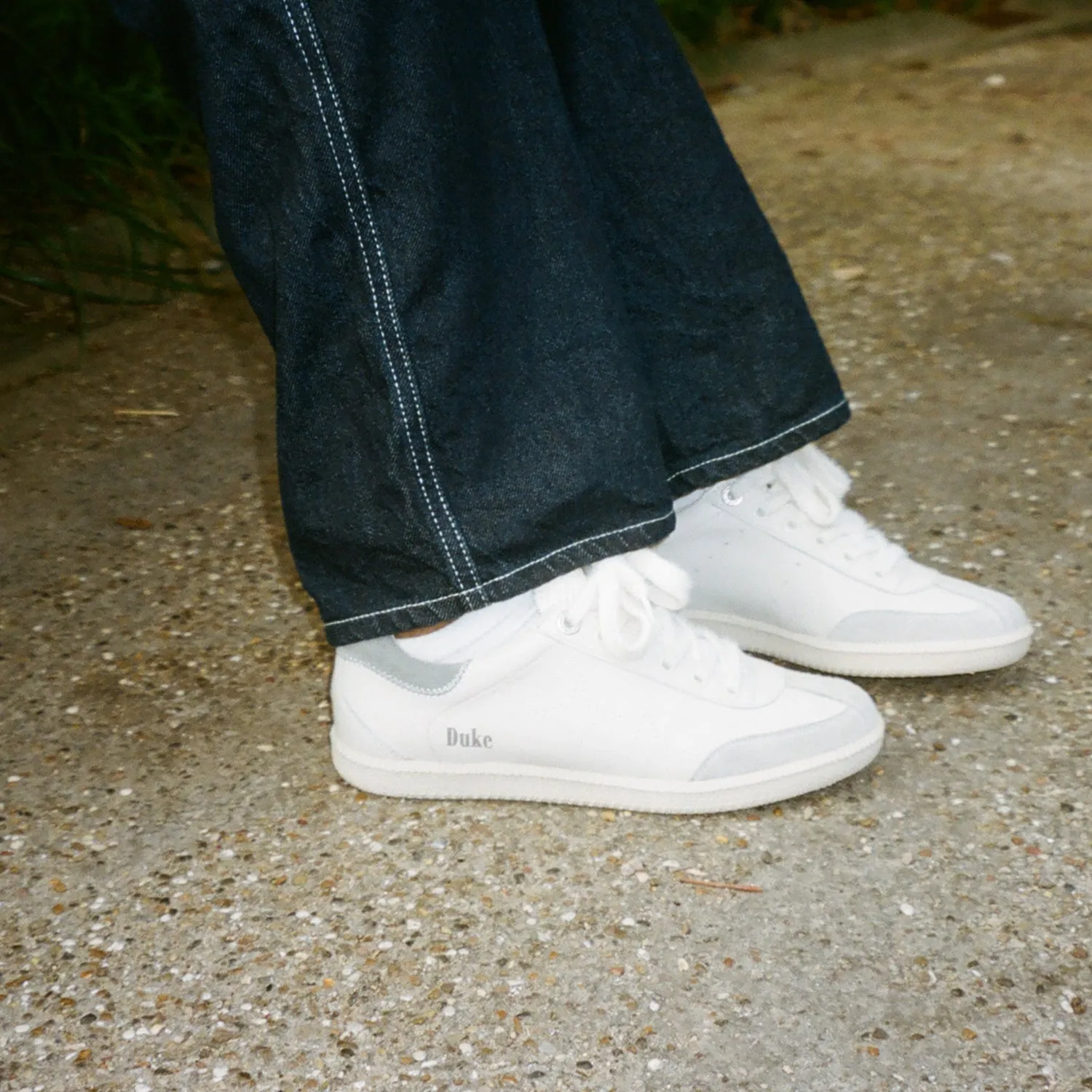 Plus Duke Vintage Grey + White Sneaker - Women's sold by Duke + Dexter product image thumbnail 2