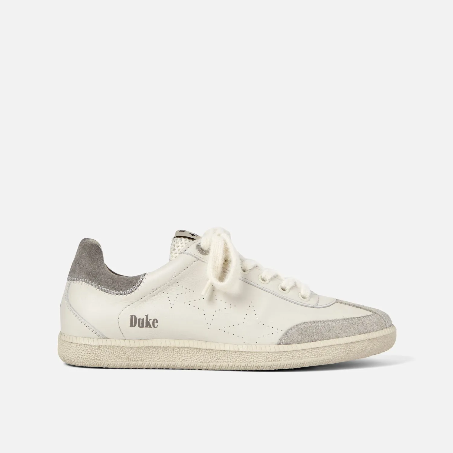 Plus Duke Vintage Grey + White Sneaker - Women's sold by Duke + Dexter