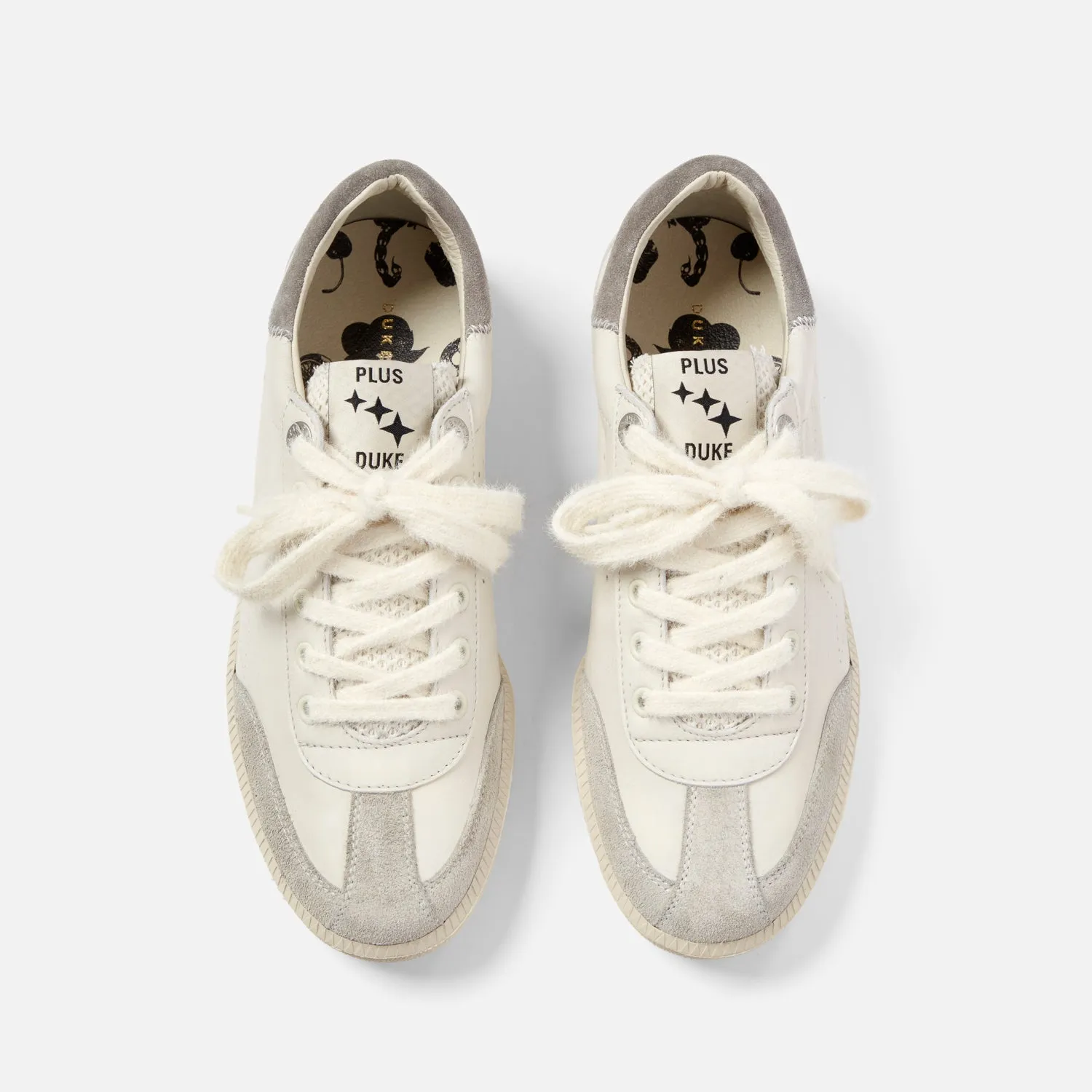 Plus Duke Vintage Grey + White Sneaker - Women's sold by Duke + Dexter product image thumbnail 5