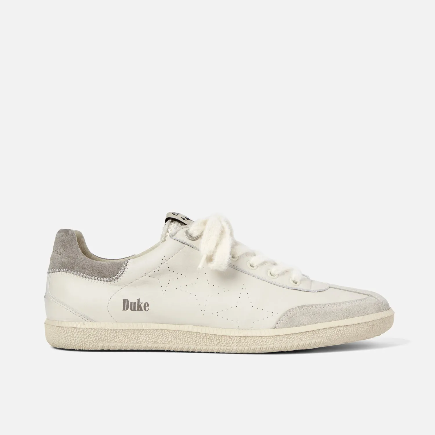 Plus Duke Vintage Grey + White Sneaker - Men's sold by Duke + Dexter