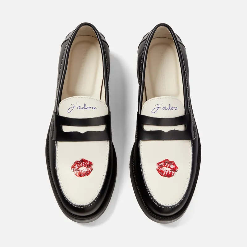 Wilde Swarovski Crystals Kiss Penny Loafer - Men's sold by Duke + Dexter