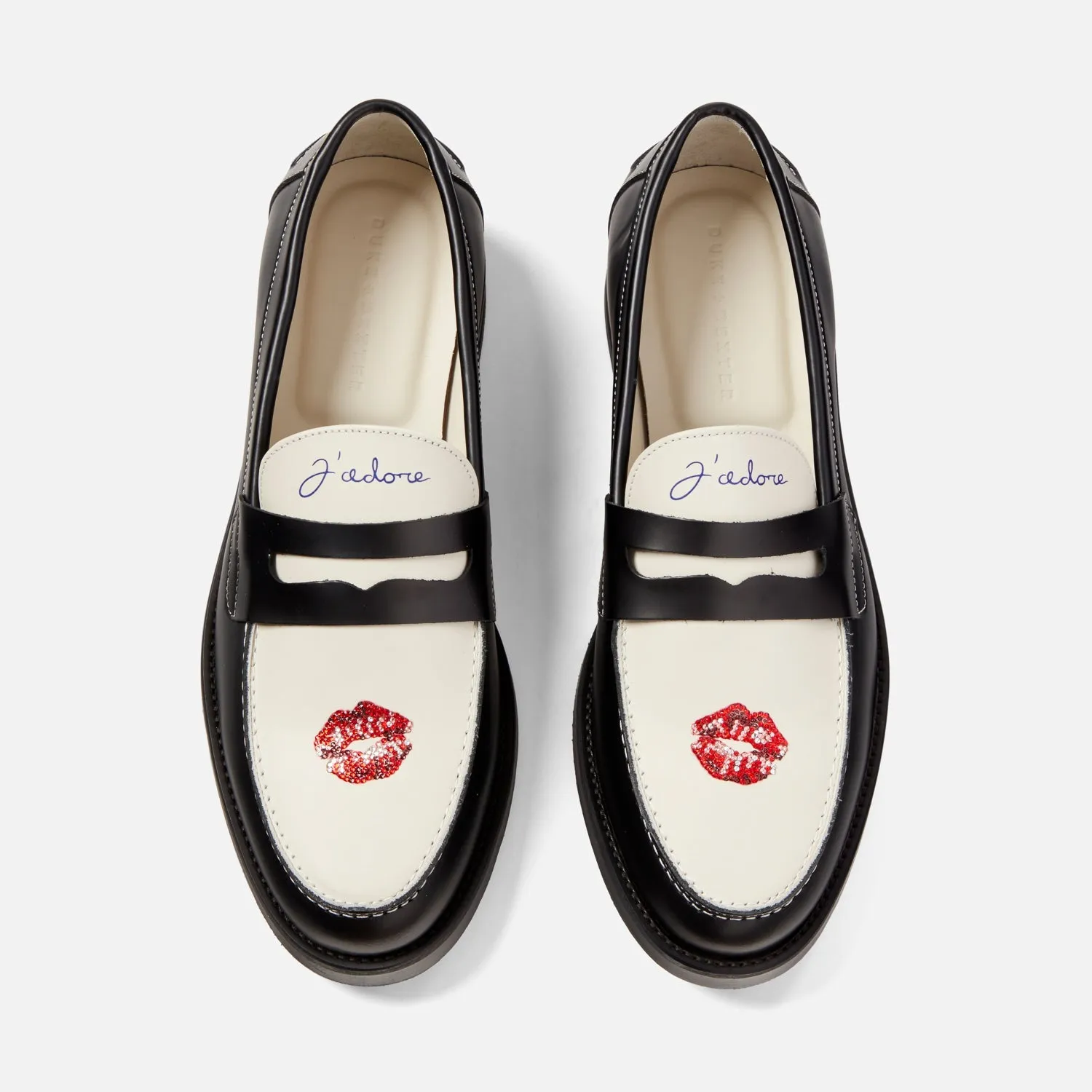 Wilde Swarovski Crystals Kiss Penny Loafer - Men's sold by Duke + Dexter