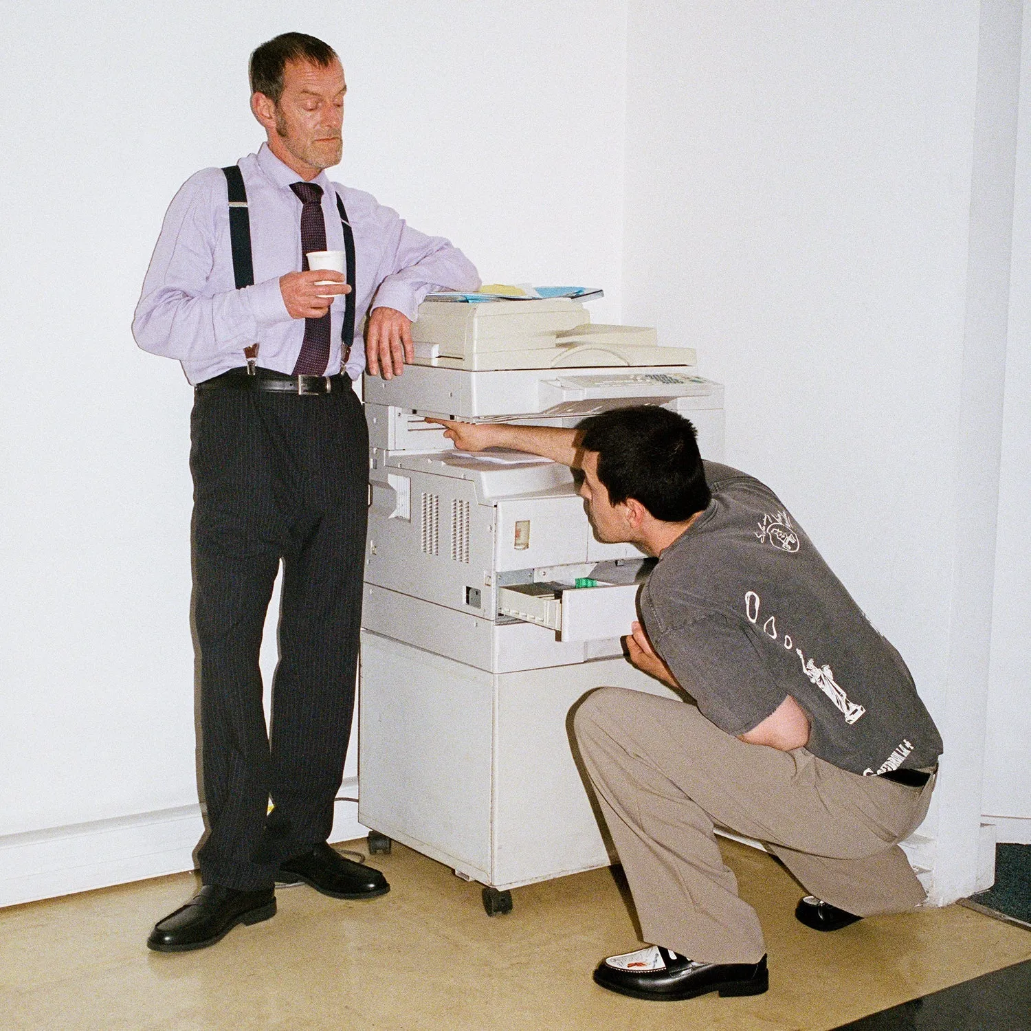 Rizla Archive Washed Grey T-Shirt sold by Duke + Dexter product image thumbnail 2