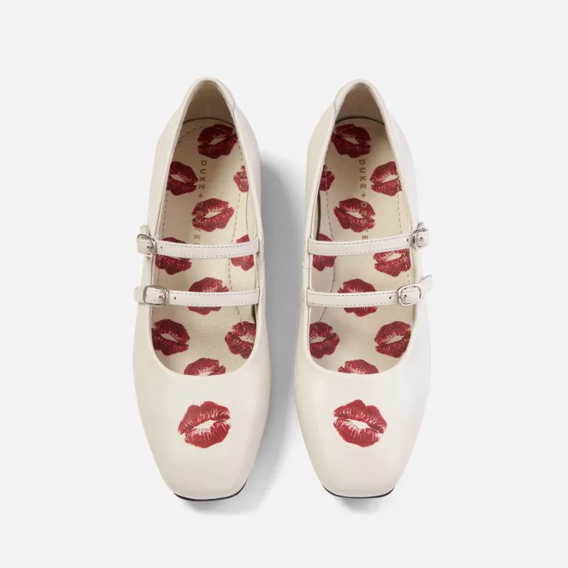 Ruby Off-White Kiss Mary Jane - Women's sold by Duke + Dexter