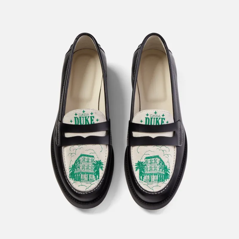 【Duke + Dexter】Wilde Bouquet Penny Loafer - Women's Wilde Burgundy Penny Loafer - Women's | DUKE + DEXTER