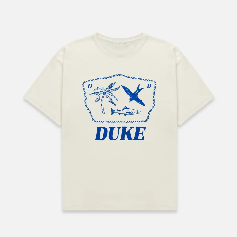 Duke Holiday Tarot Vintage White T-Shirt sold by Duke + Dexter