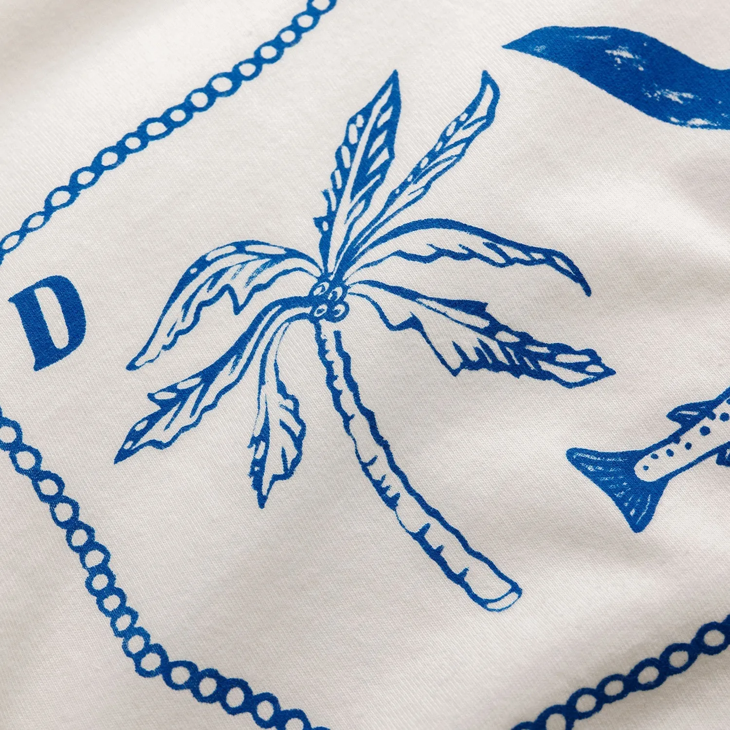 Duke Holiday Tarot Vintage White T-Shirt sold by Duke + Dexter product image thumbnail 5