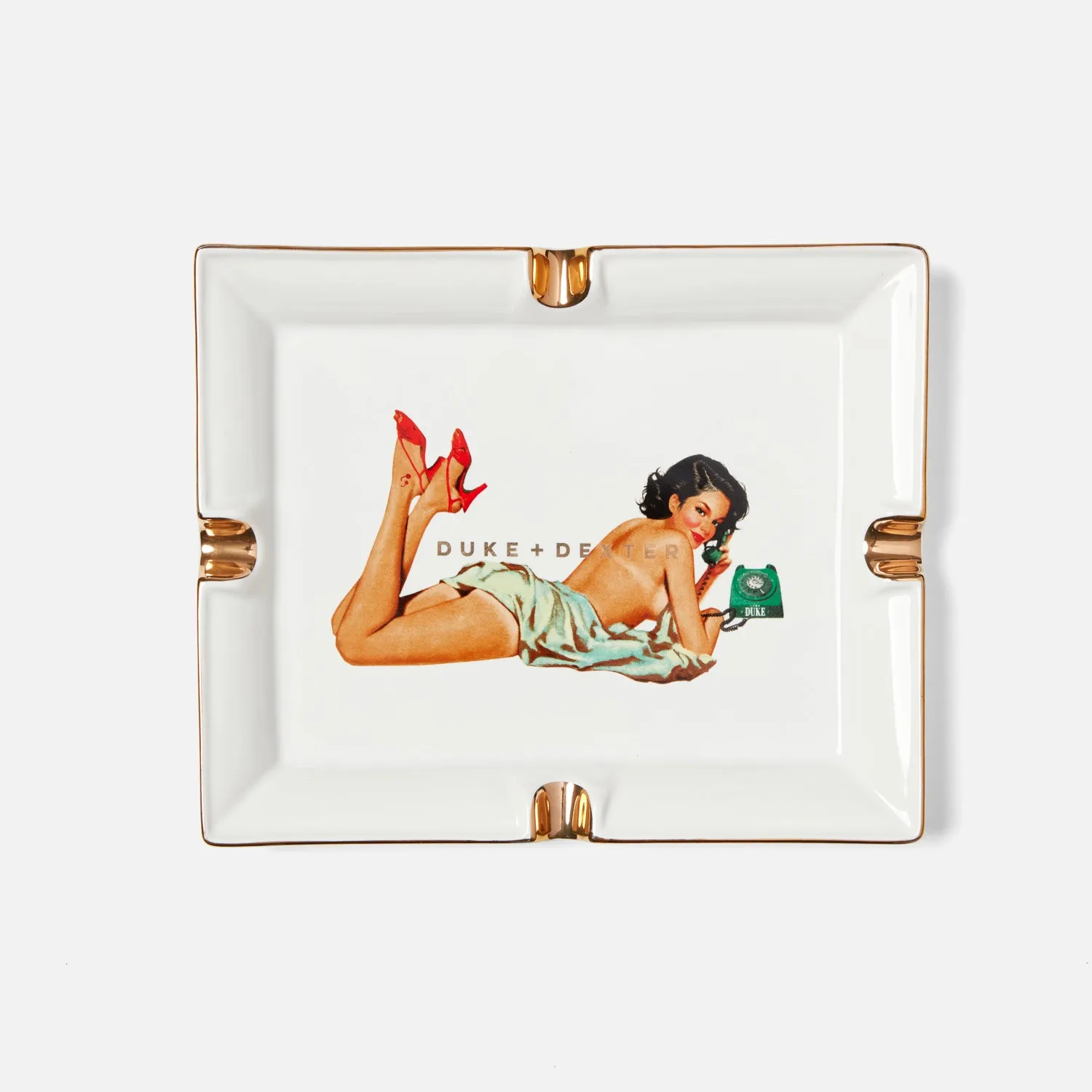 Costello Pin Up Ceramic Tray sold by Duke + Dexter