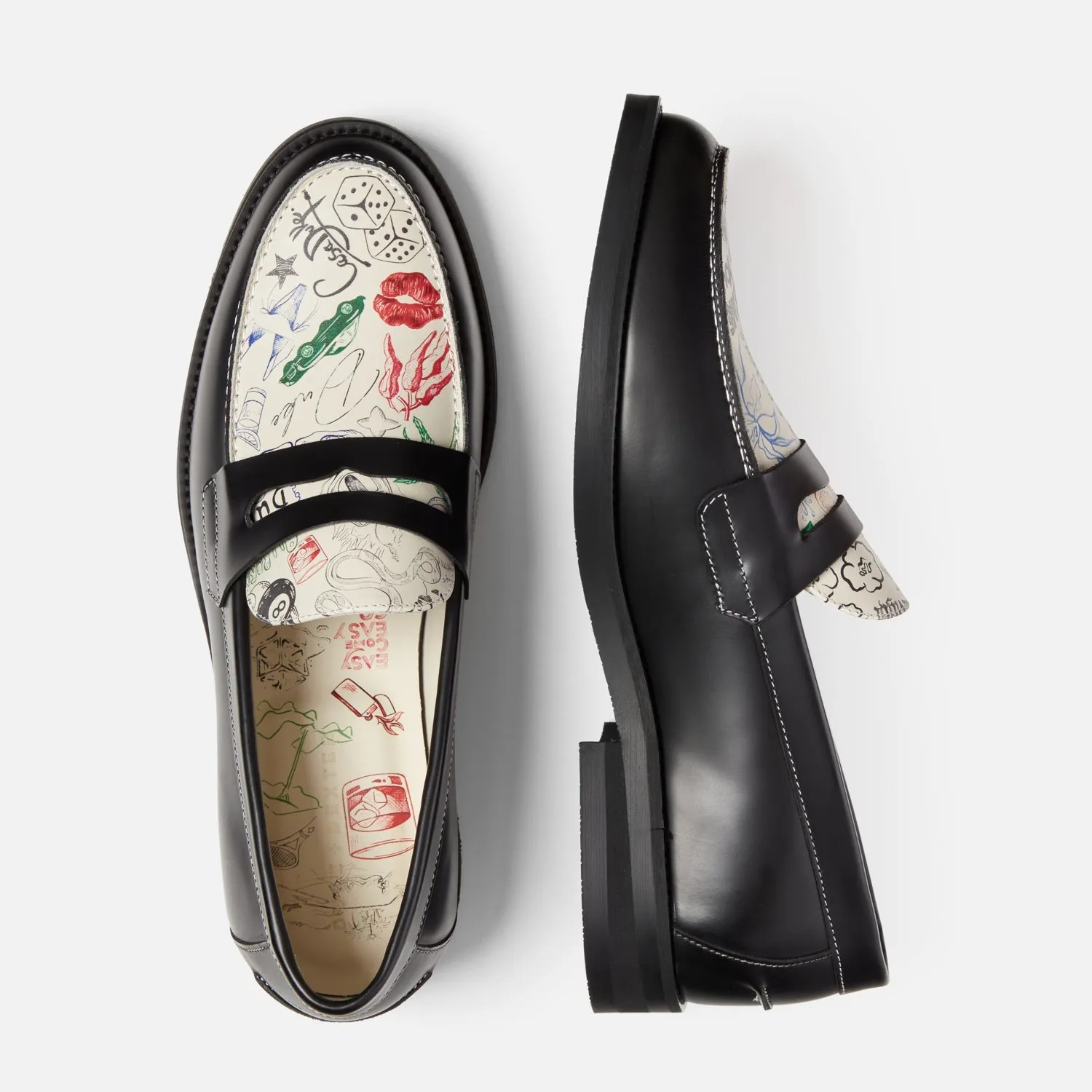 Wilde Sketch Penny Loafer - Men's sold by Duke + Dexter product image thumbnail 5