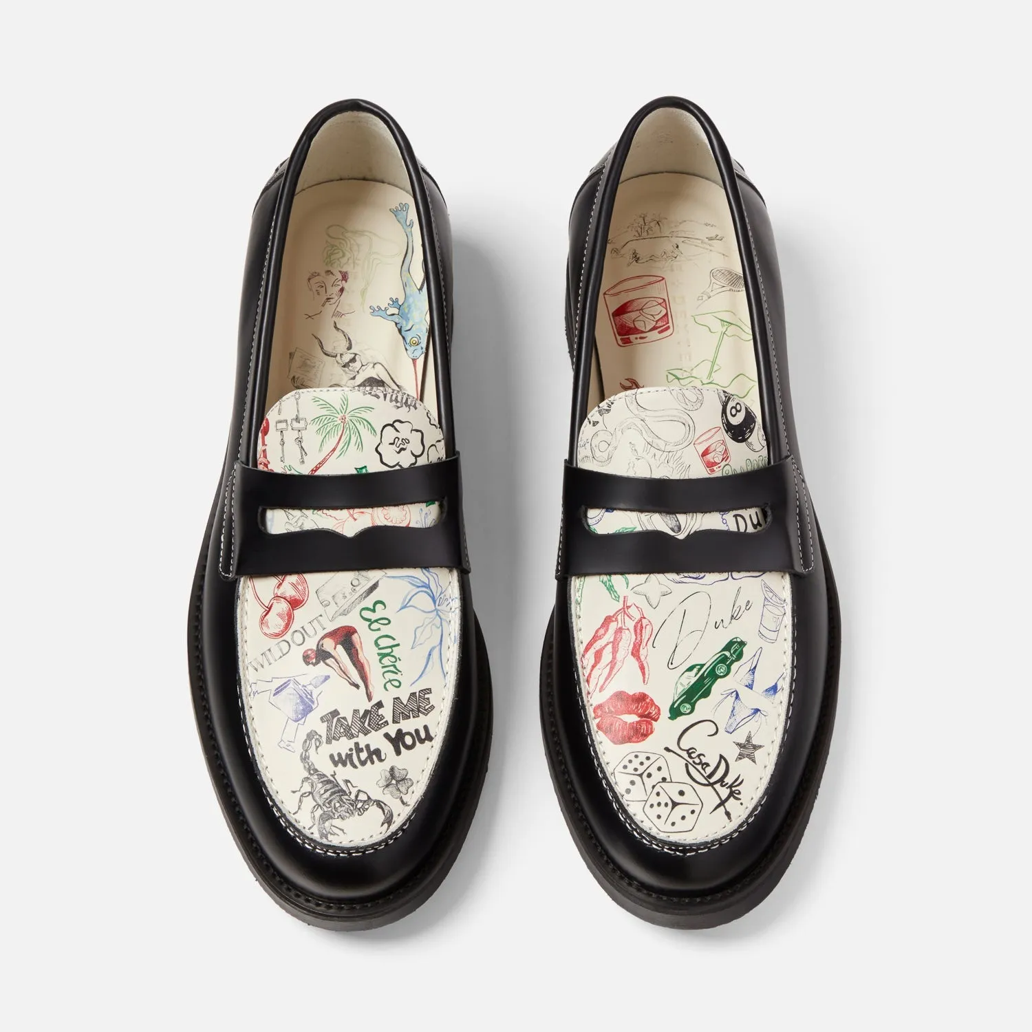 Wilde Sketch Penny Loafer - Men's sold by Duke + Dexter