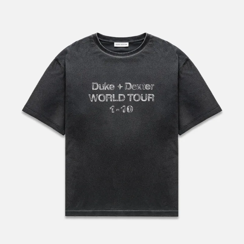 DWT 10 Washed Black T-Shirt sold by Duke + Dexter