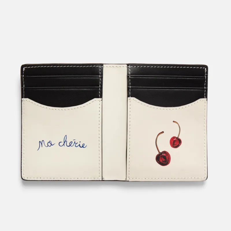 Dean Cherry Wallet sold by Duke + Dexter