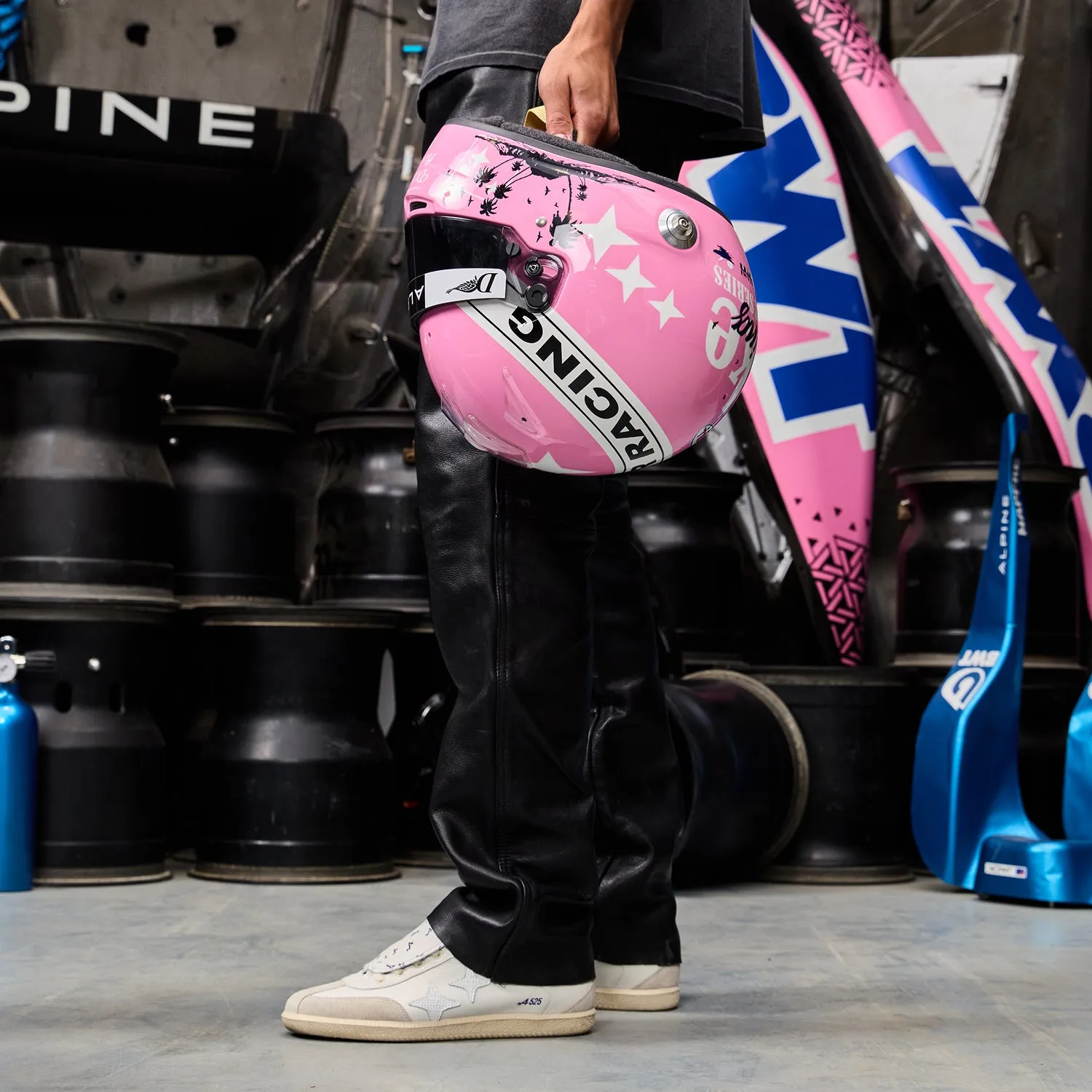 Alpine Formula One Team White + Blue Sneaker - Women's sold by Duke + Dexter product image thumbnail 2