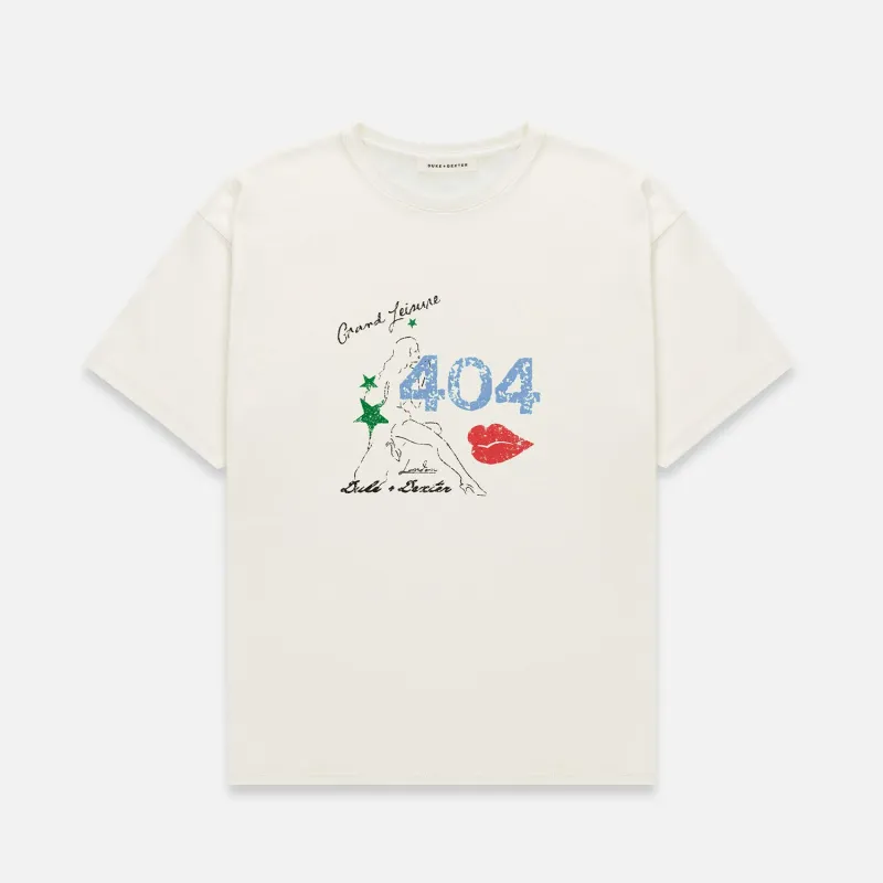 Grand Leisure Vintage White T-Shirt sold by Duke + Dexter