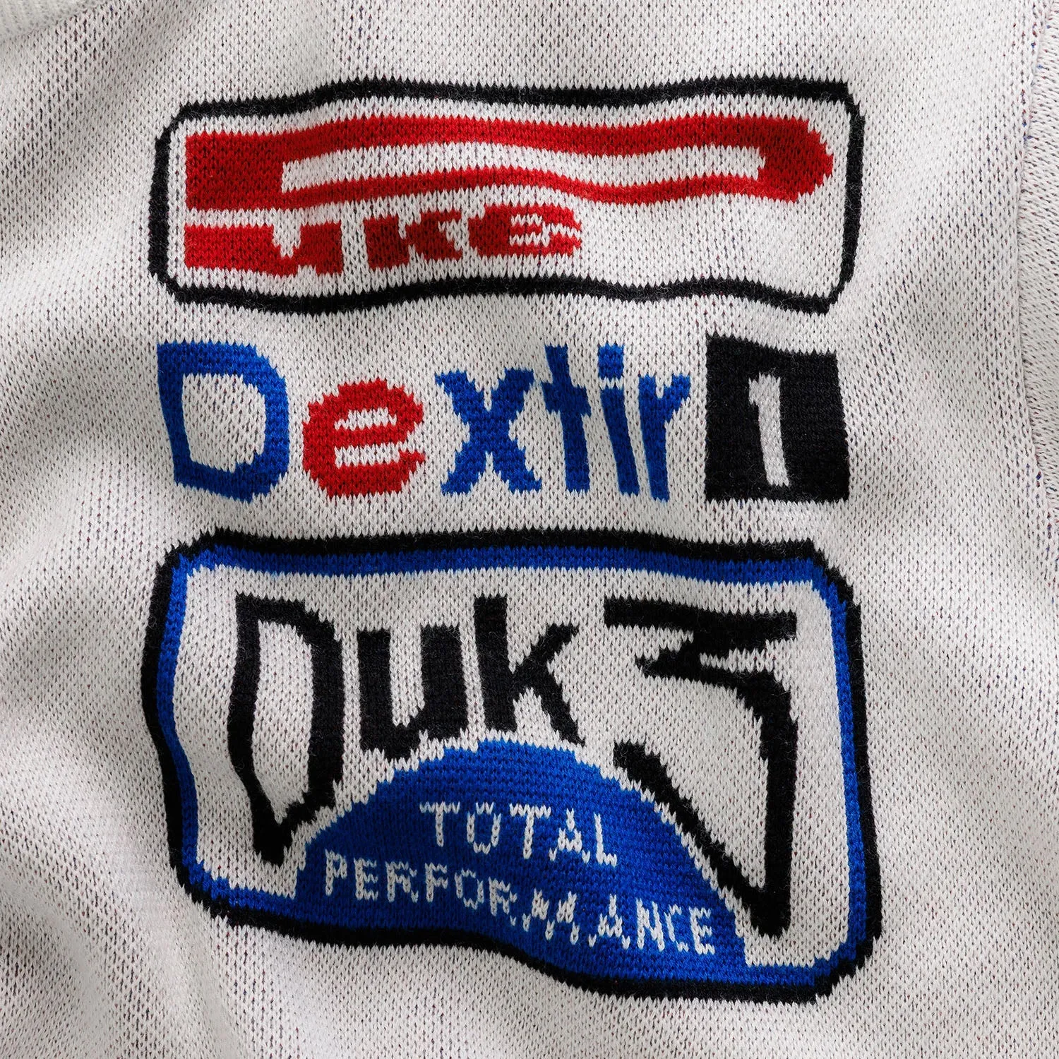 DR Sponsors Off-White Knitted Sweatshirt sold by Duke + Dexter product image thumbnail 4