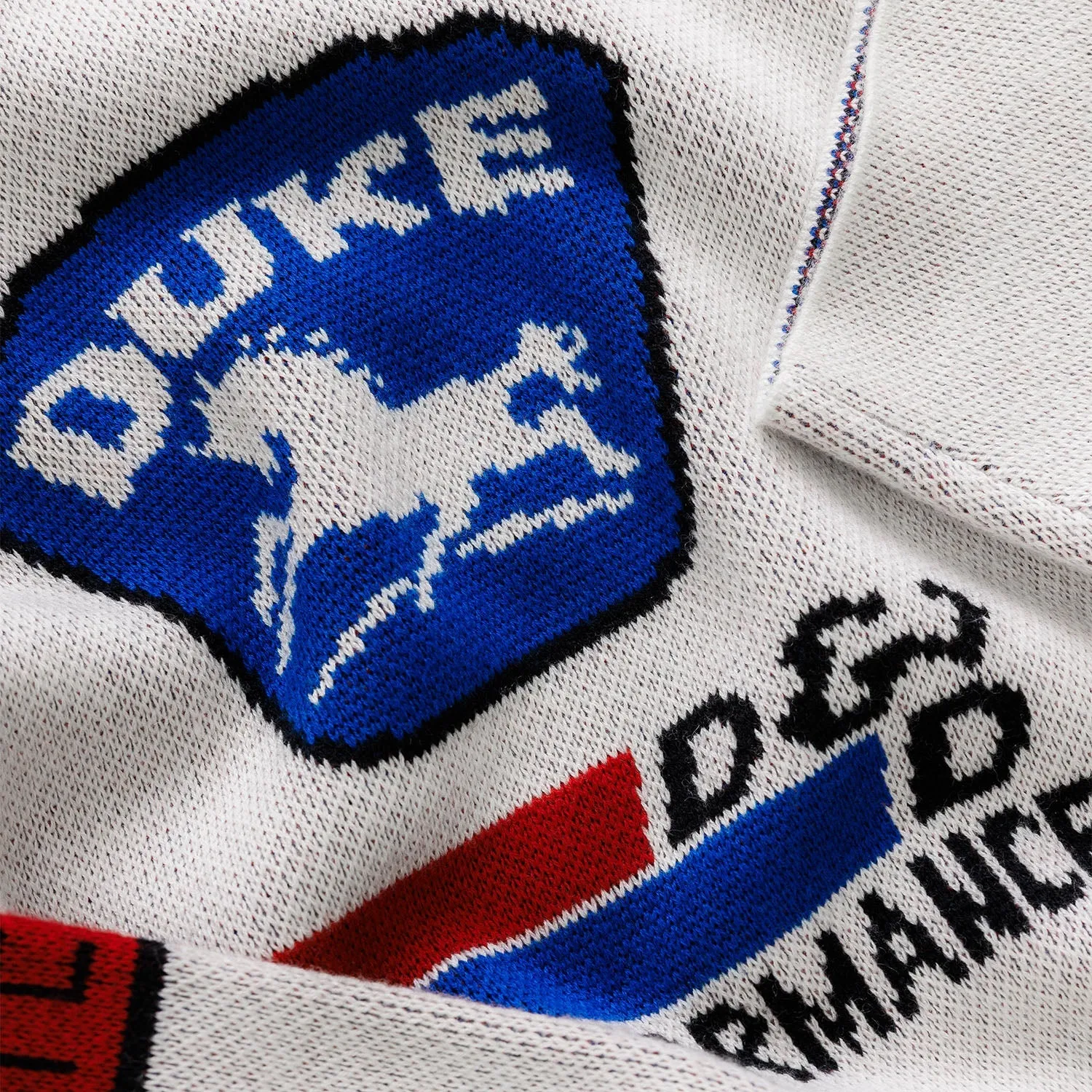 DR Sponsors Off-White Knitted Sweatshirt sold by Duke + Dexter product image thumbnail 5