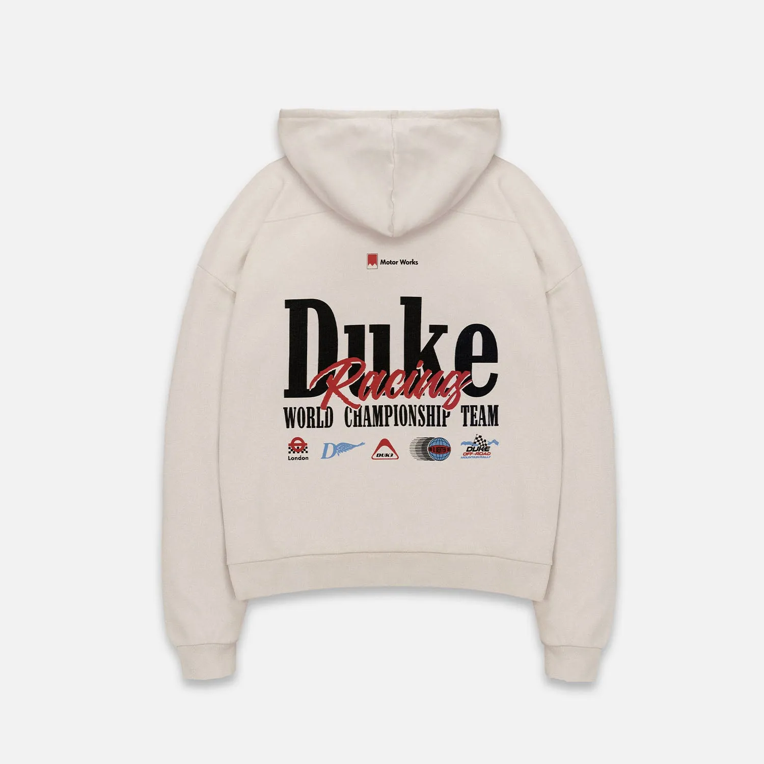 DR World Championship Oat Marl Hoodie sold by Duke + Dexter product image thumbnail 3