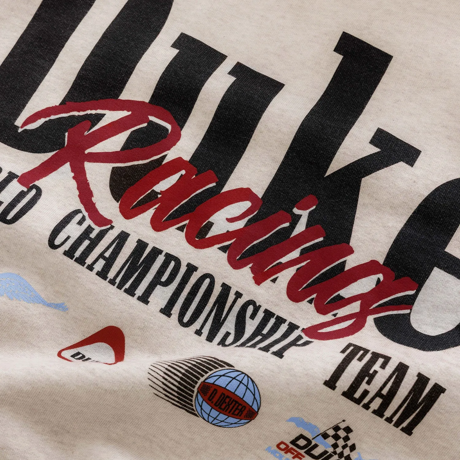 DR World Championship Oat Marl Hoodie sold by Duke + Dexter product image thumbnail 5