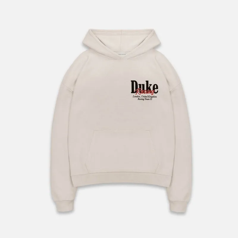 DR3 World Championship Oat Marl Hoodie sold by Duke + Dexter