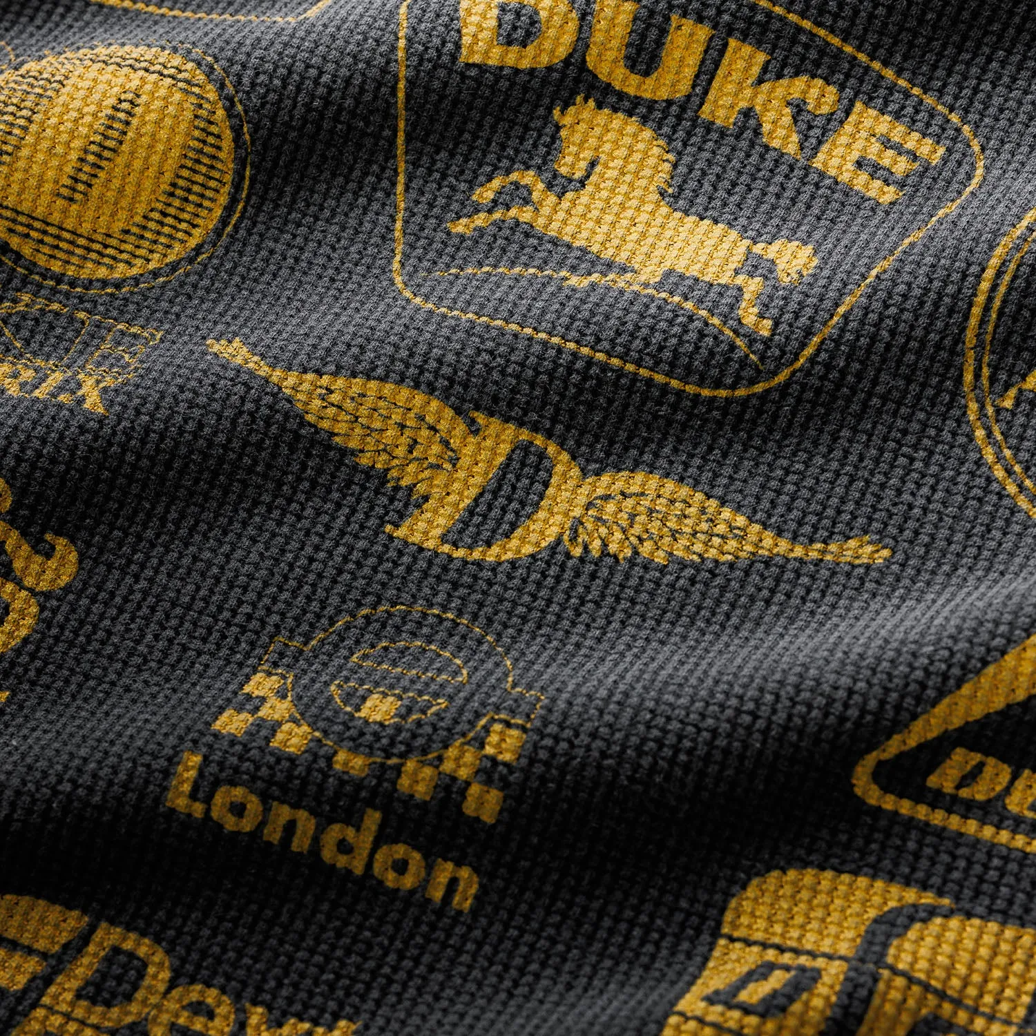 DR3 Sponsors Washed Black Waffle Top sold by Duke + Dexter product image thumbnail 4