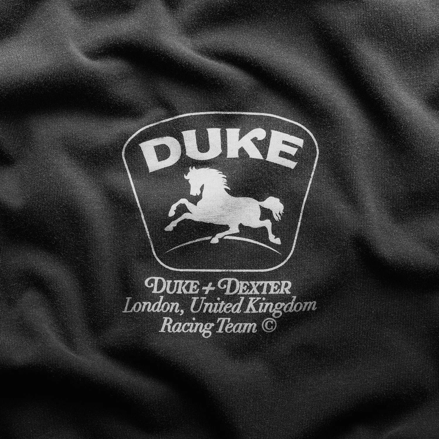 DR Sponsors Washed Black Mono T-Shirt sold by Duke + Dexter product image thumbnail 4