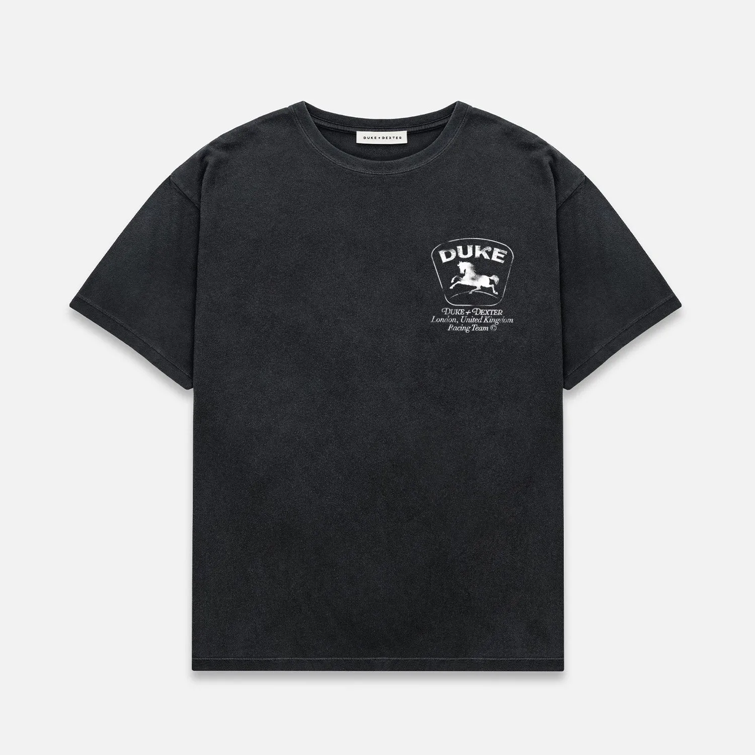 DR Sponsors Washed Black Mono T-Shirt sold by Duke + Dexter