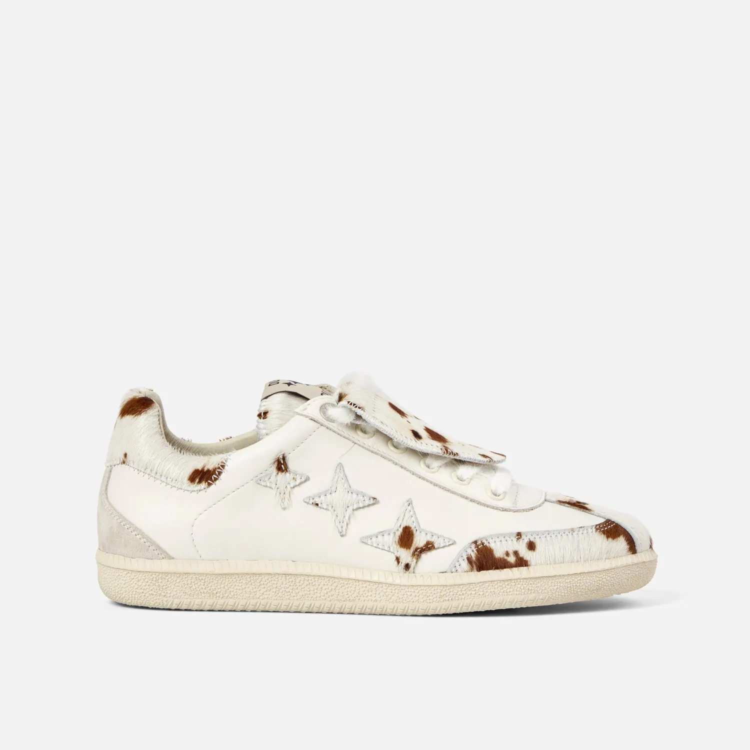Plus Duke Brown Cow Sneaker - Women's sold by Duke + Dexter