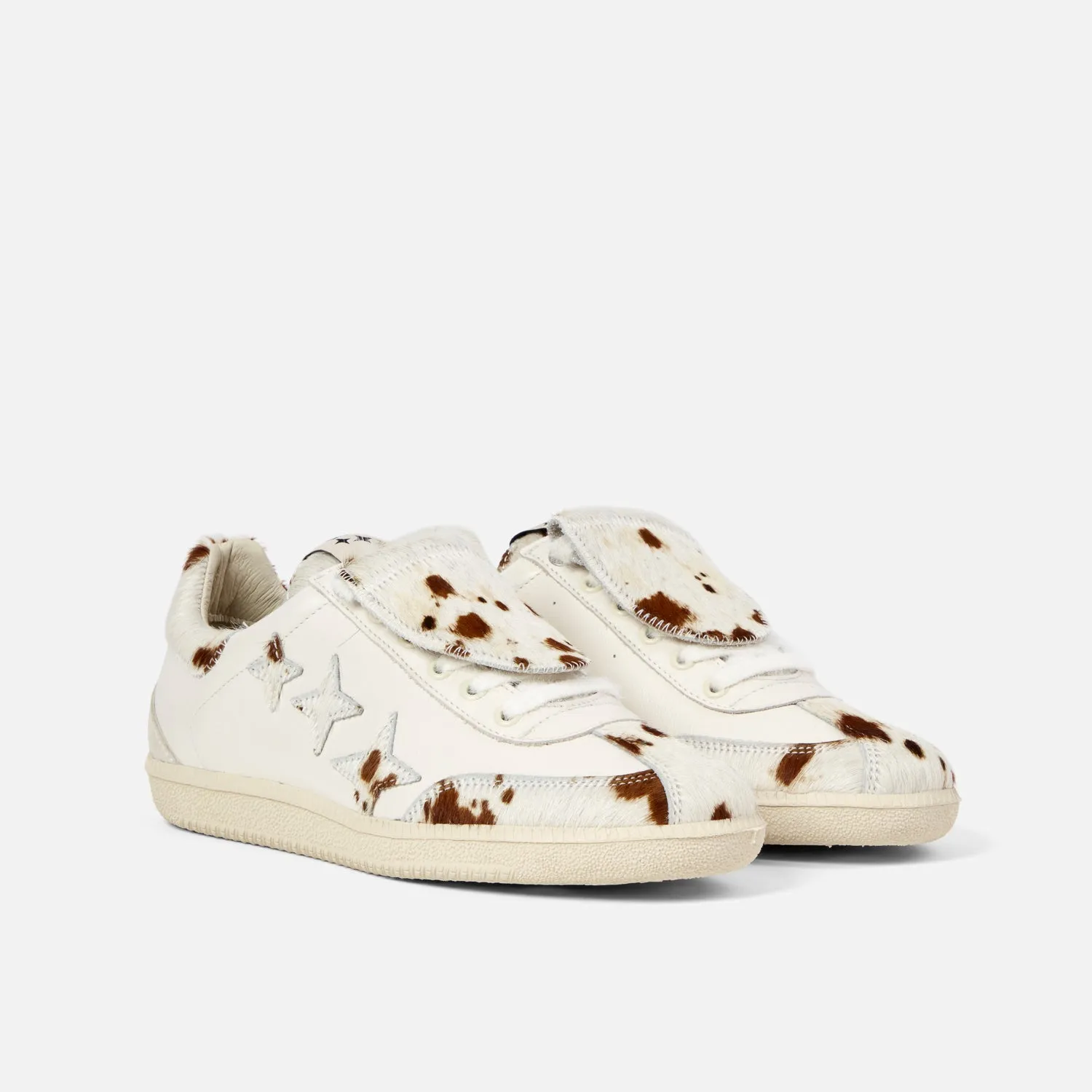 Plus Duke Brown Cow Sneaker - Women's sold by Duke + Dexter product image thumbnail 3