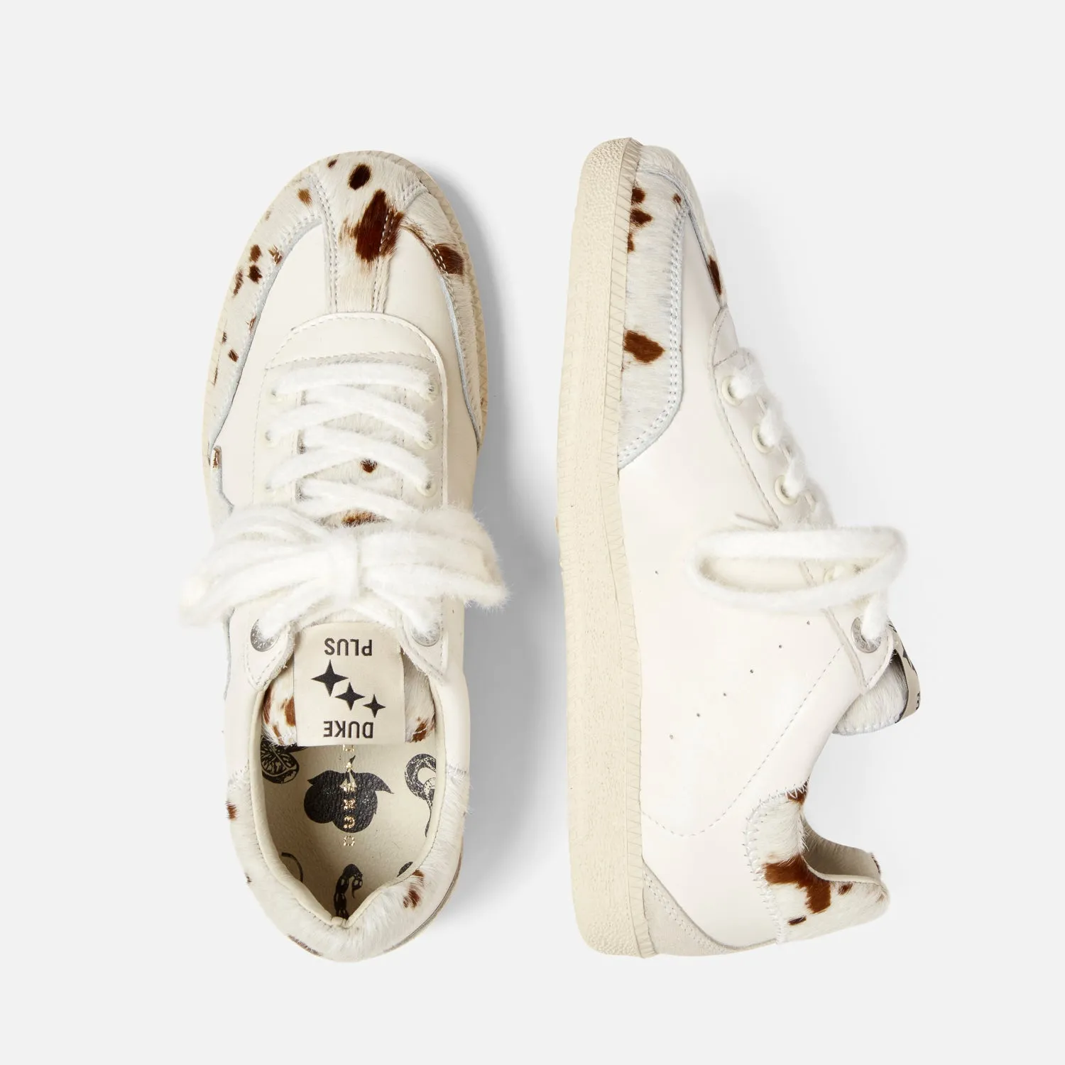 Plus Duke Brown Cow Sneaker - Women's sold by Duke + Dexter product image thumbnail 5