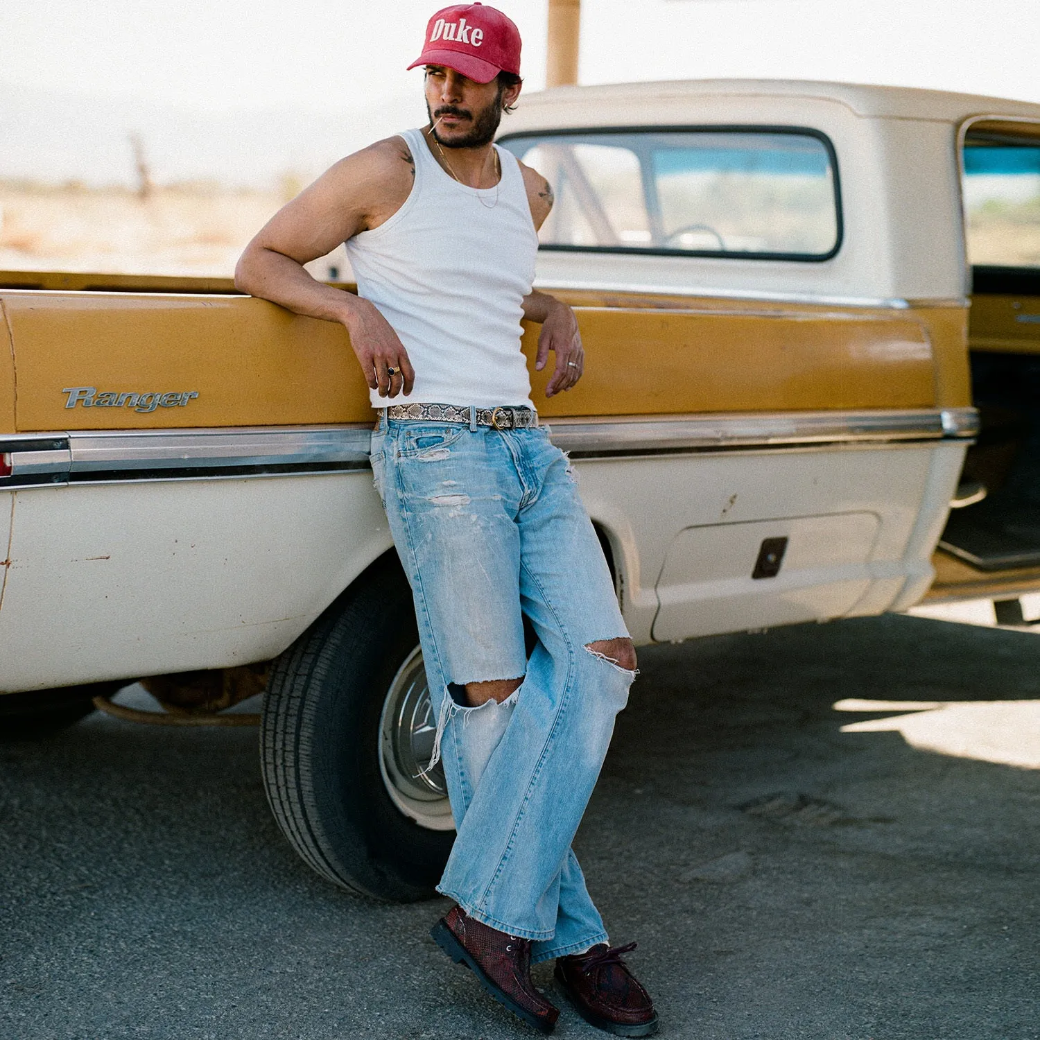 Moby Burgundy Snake Boot - Men's sold by Duke + Dexter product image thumbnail 2