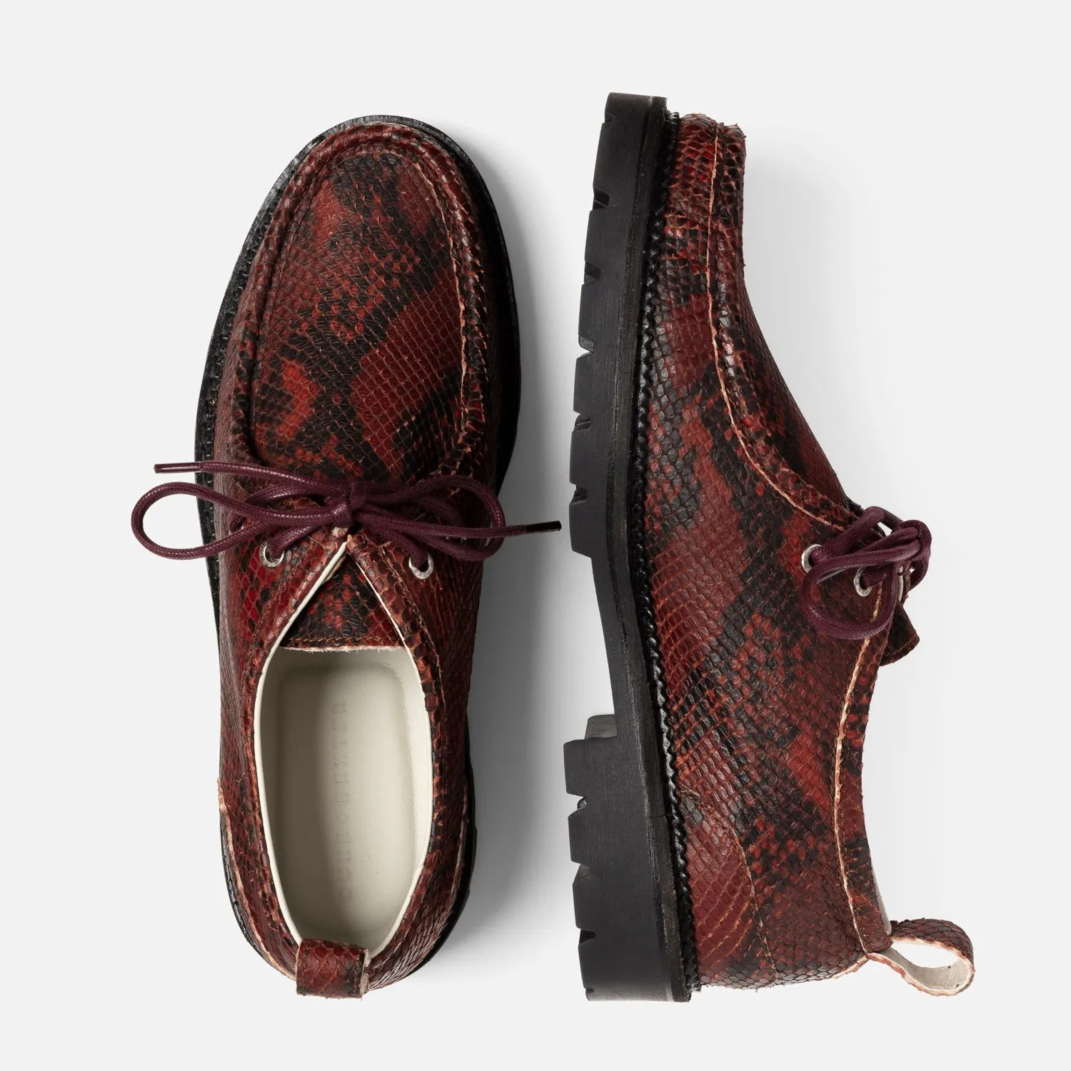 Moby Burgundy Snake Boot - Men's sold by Duke + Dexter product image thumbnail 5