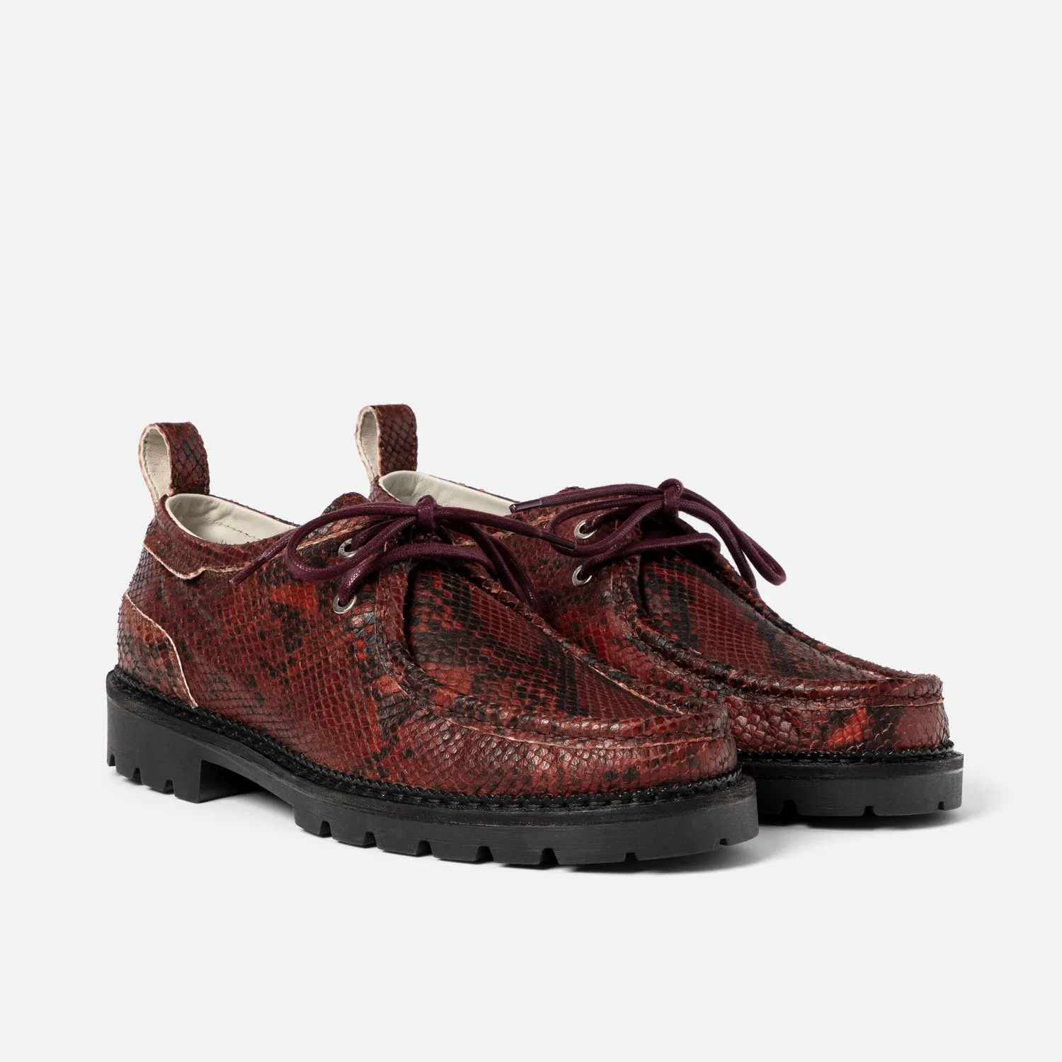 Moby Burgundy Snake Boot - Men's sold by Duke + Dexter product image thumbnail 3