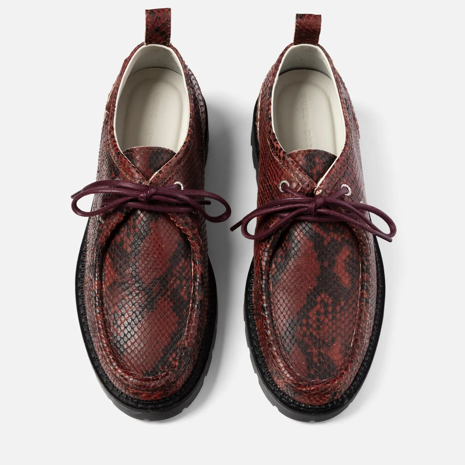 Moby Burgundy Snake Boot - Men's sold by Duke + Dexter product image thumbnail 4