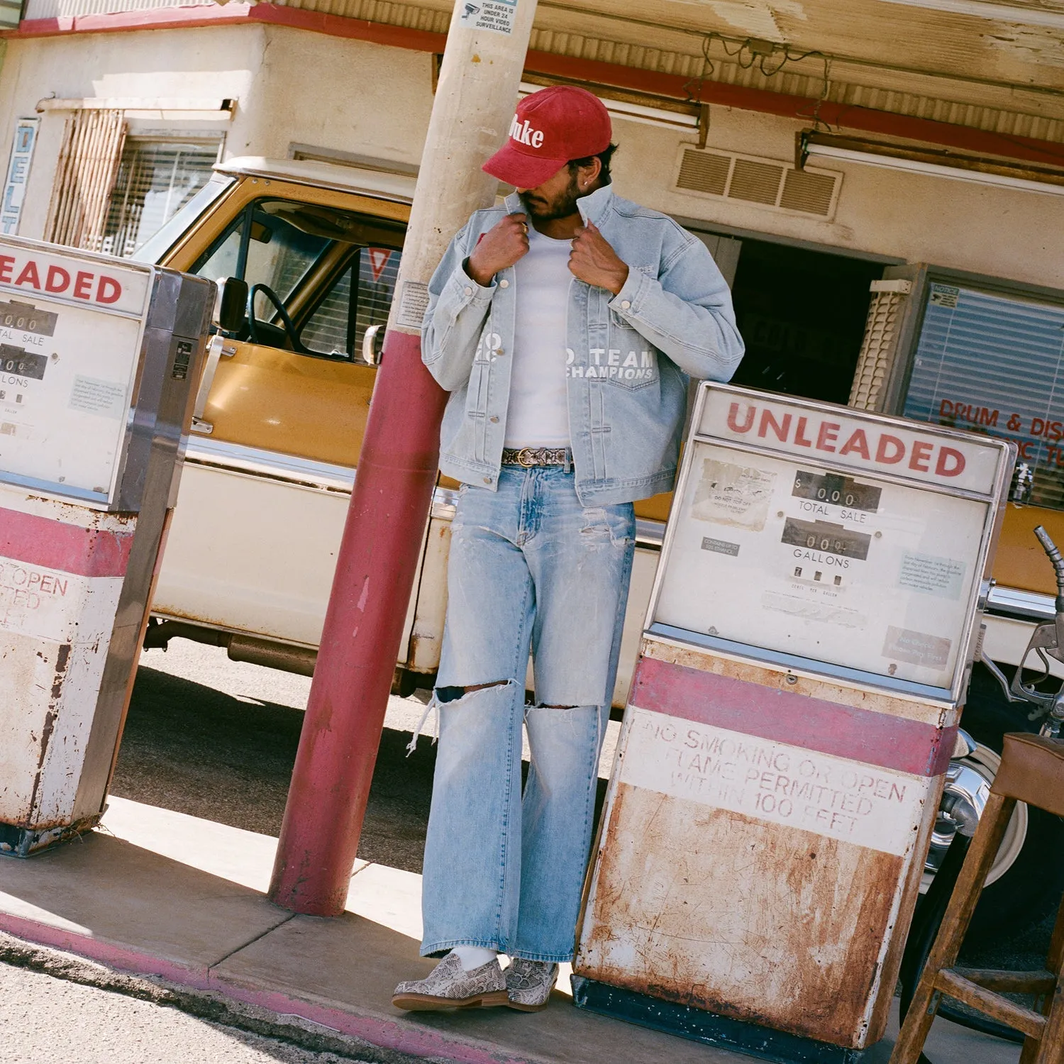 Duke Ranch Wreath Denim Jacket sold by Duke + Dexter product image thumbnail 2