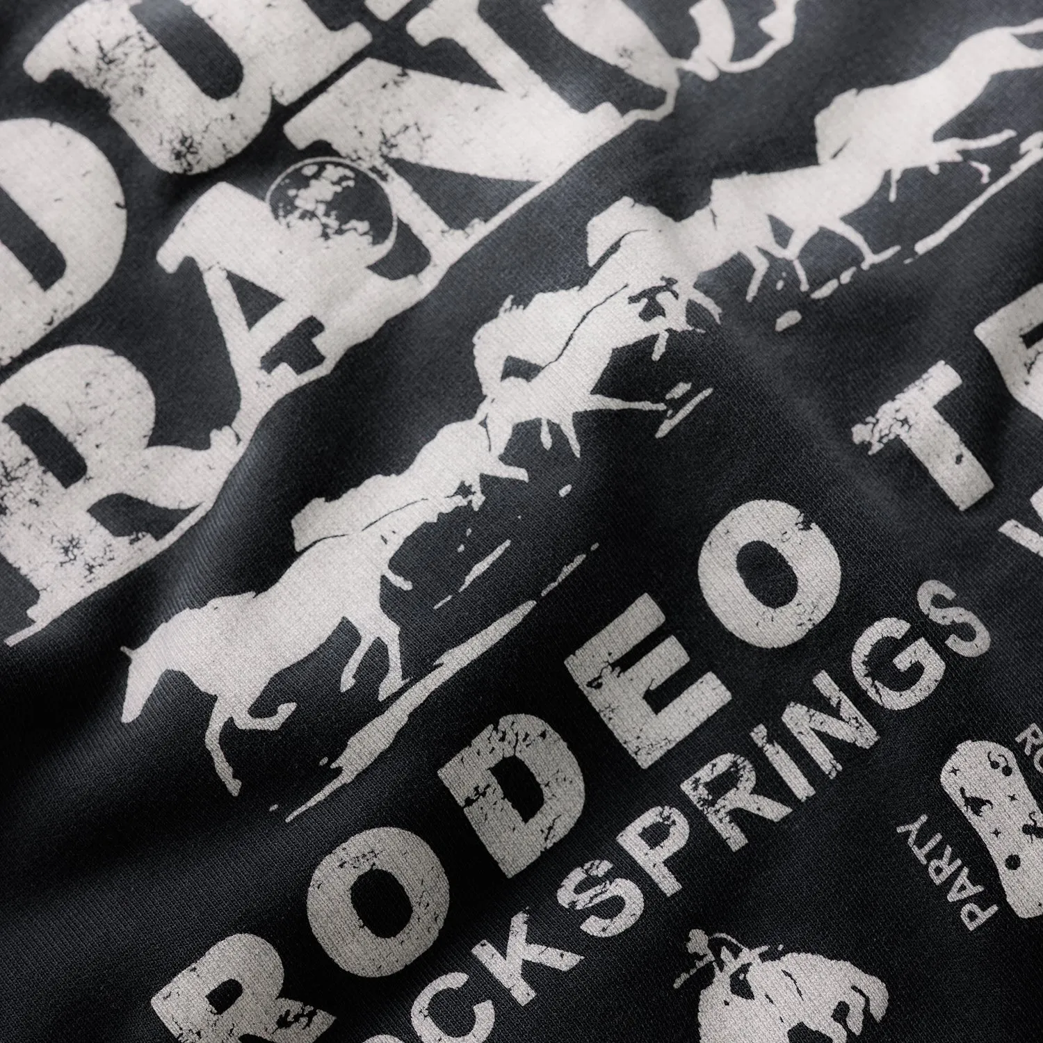 Duke Rodeo Team Vintage Black Zip Hoodie sold by Duke + Dexter product image thumbnail 5