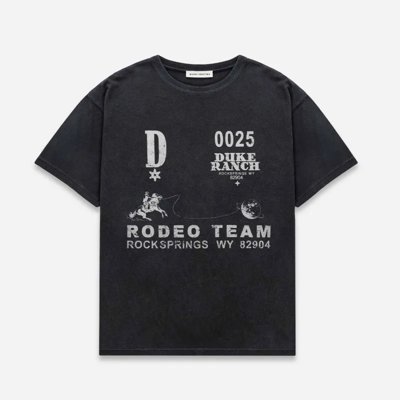 Duke Rodeo Team Vintage Black T-Shirt sold by Duke + Dexter