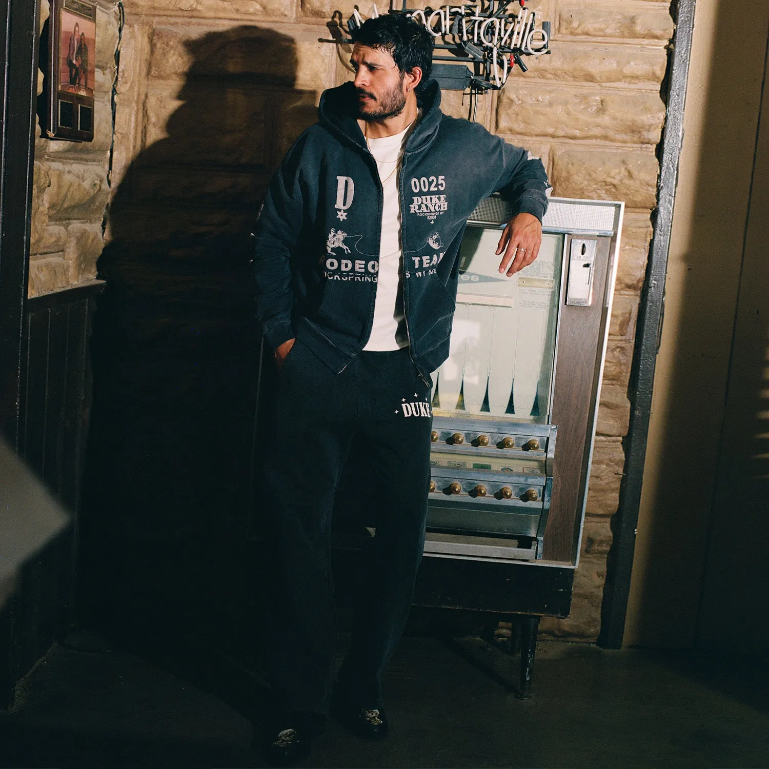 Duke Plus Black Sweat Pant sold by Duke + Dexter product image thumbnail 2