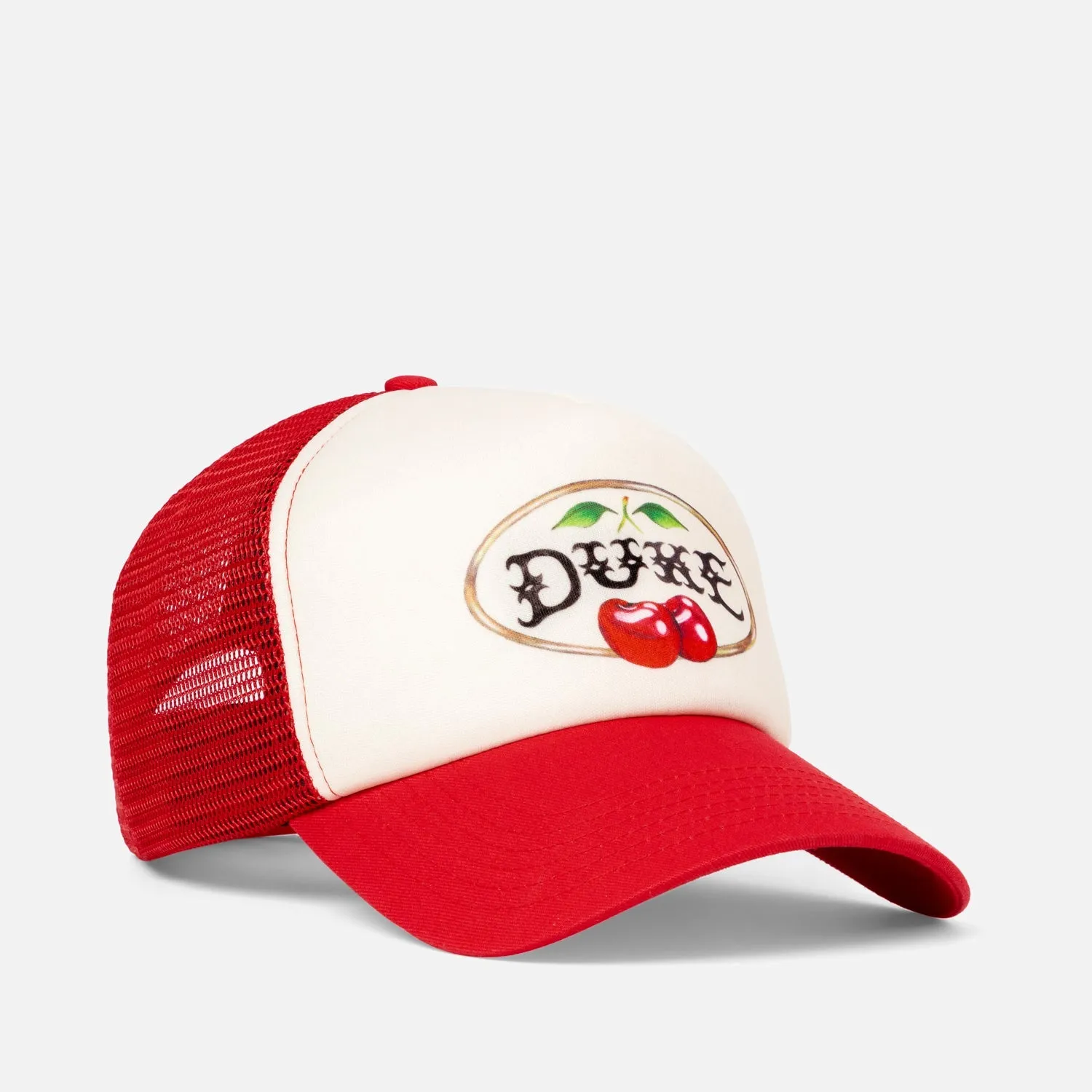 Duke Cherry Red Trucker Cap sold by Duke + Dexter product image thumbnail 4