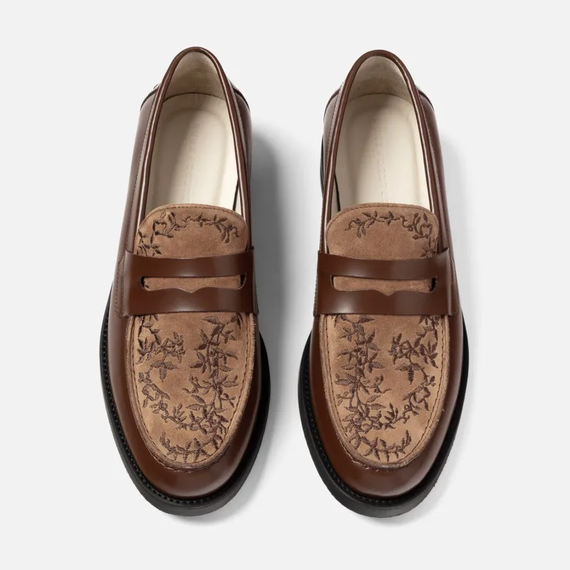 Wilde Chestnut Vine Penny Loafer - Men's sold by Duke + Dexter