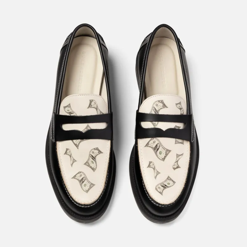 Wilde Dollar Bills Penny Loafer - Men's sold by Duke + Dexter