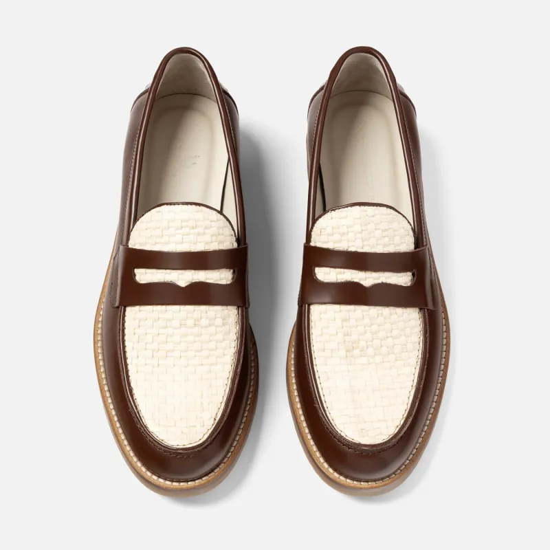 Peso Basket Weave Penny Loafer - Men's sold by Duke + Dexter