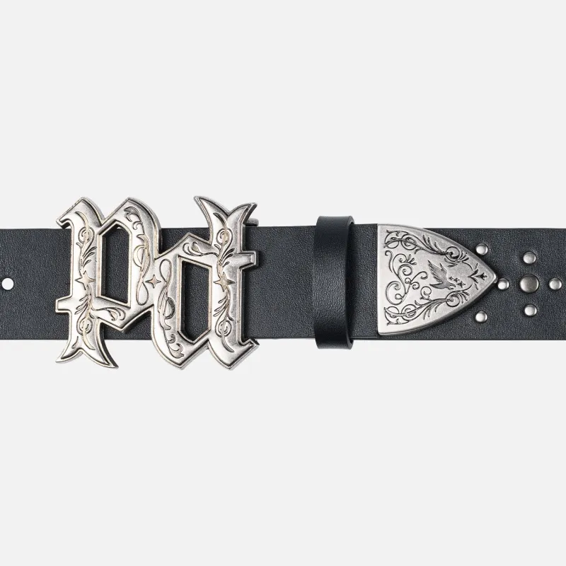 Peso Studded Belt sold by Duke + Dexter