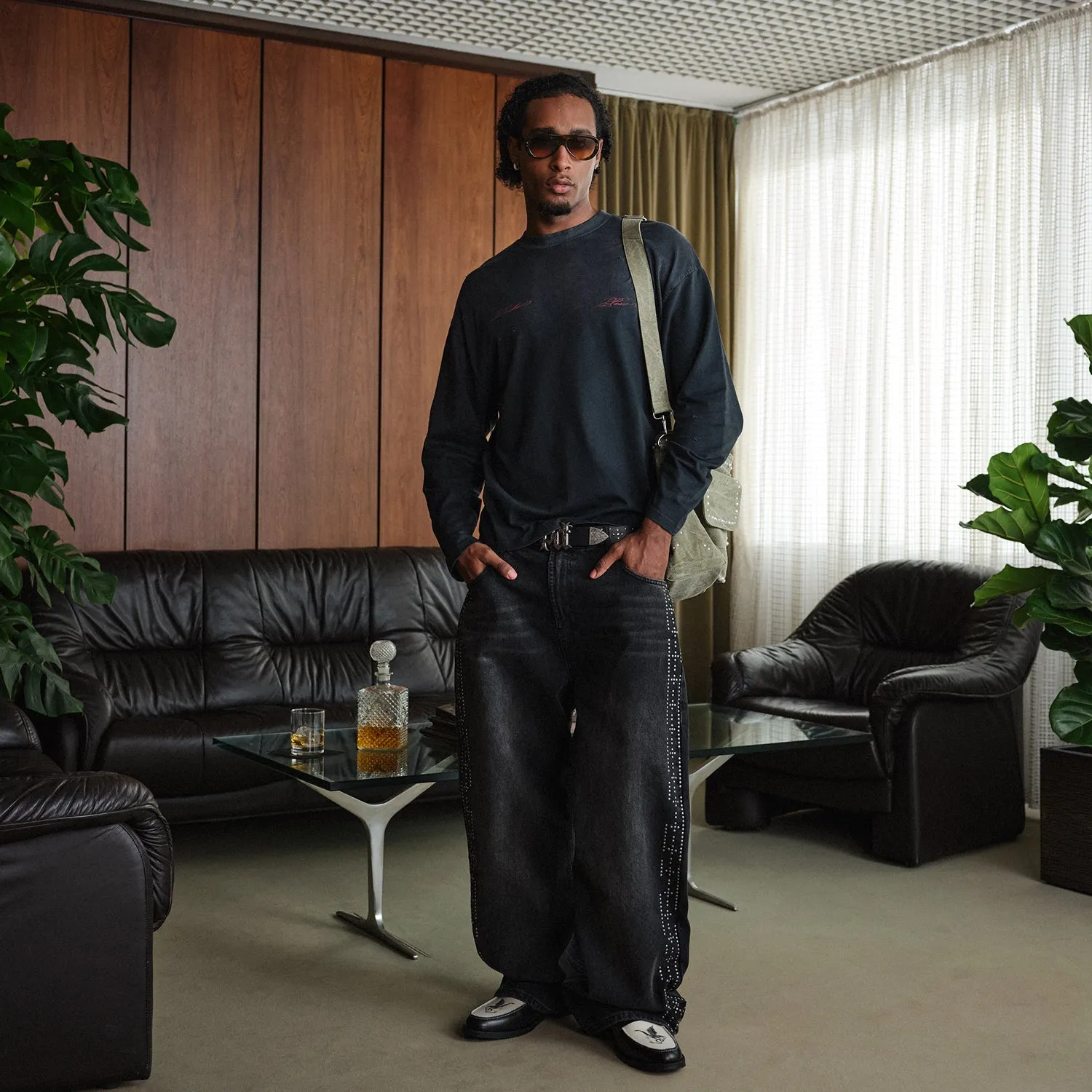 Peso Studded Belt sold by Duke + Dexter product image thumbnail 5