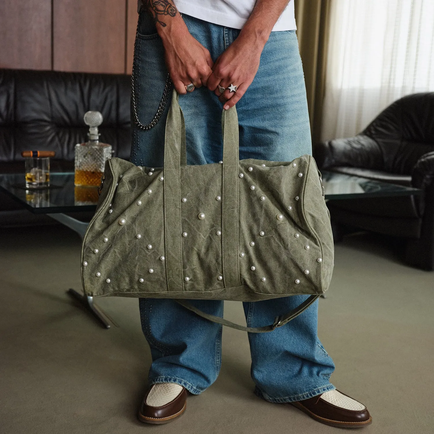 Peso Pearl Weekender sold by Duke + Dexter product image thumbnail 2