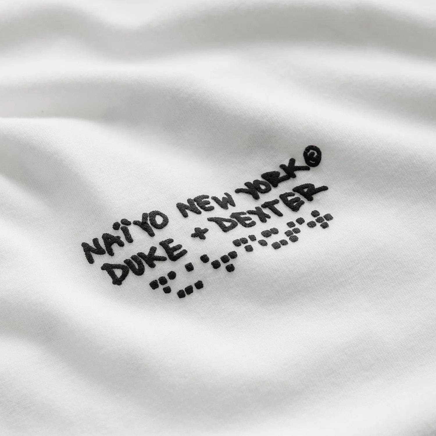 Naiyo NY Vintage White T-Shirt sold by Duke + Dexter product image thumbnail 5