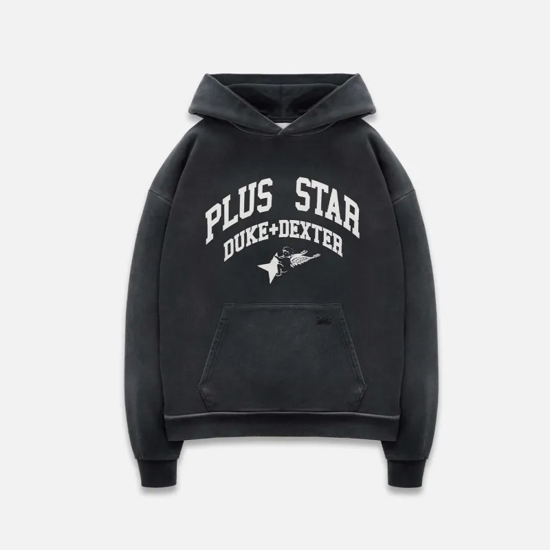 Plus Washed Grey Hoodie sold by Duke + Dexter